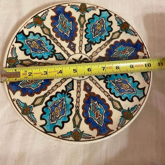 Vintage Moroccan Design Decorative Plate - Picture 8 of 10